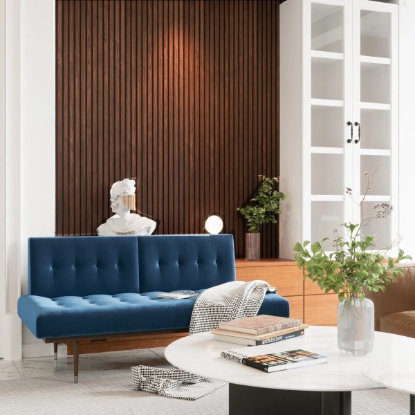 AKUSTİK LAMBRİ - KOYU CEVİZ -100 CM