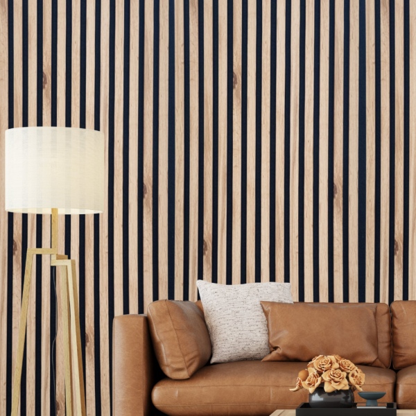 AKUSTİK MDF PANEL - PECAN -60CM