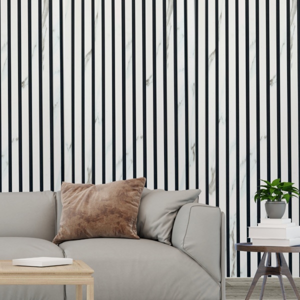 AKUSTİK MDF PANEL - BİANCO - 60CM